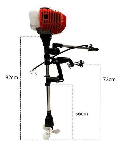 Motor de Popa a Gasolina 64cc , 2 Tempos, Potência 3hp - 2