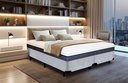 Ver imagem 1 de Cama Box King Size Bipartida Serenelife - Suede Cinza Claro