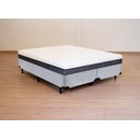 Ver imagem 2 de Cama Box King Size Bipartida Serenelife - Suede Cinza Claro