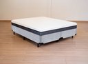 Ver imagem 2 de Cama Box King Size Bipartida Serenelife - Suede Cinza Claro