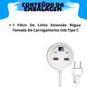 Carregador Múltiplo de Mesa Universal 4 Portas Usb e Tipo C Prático e Portátil - 7