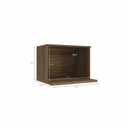 Ver imagem 3 de Aéreo de Cozinha Nicho para Microondas 60x44cm Linha Modulada Curve N640 Kappesberg - Nogueira