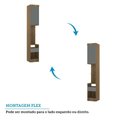Ver imagem 4 de Mesa de Cabeceira Alta 1 Porta e 1 Gaveta 38cm Veneza Luciane Móveis
