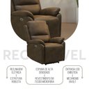 Ver imagem 2 de Kit 2 Poltronas do Papai Reclinavel Elétrica Nobuk Premium Marrom