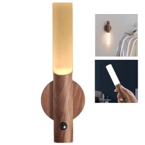 Luminaria Led Bastao Inteligente Usb Bateria Recarregavel Sensor Movimento Presença Base Magnetica L