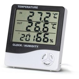 Medidor De Umidade E Temperatura Lcd Mut600S Exbom - 1