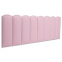 Ver imagem 1 de Cabeceira Queen Kit 8 Placas Modelo Nuvem - Courino Rosa