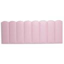 Ver imagem 3 de Cabeceira Queen Kit 8 Placas Modelo Nuvem - Courino Rosa