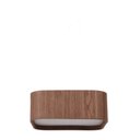 Ver imagem 3 de Lustre Plafon Madeira Arredondado 30x30cm - Imbuia