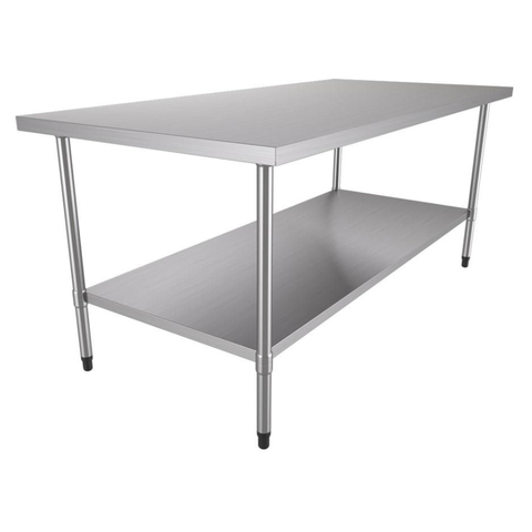 Mesa Bancada de Apoio em Aço Inox 1,40 x 0,70 m Metalcubas MTC1470