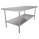 Ver imagem 1 de Mesa Bancada de Apoio em Aço Inox 1,40 x 0,70 m Metalcubas MTC1470
