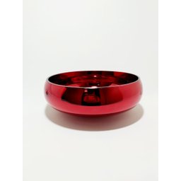 Vaso De Vidro Oval Vermelho - 1