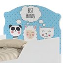 Ver imagem 5 de Mini Cama Infantil 153,2x79cm com Proteção Lateral Personagens K02 - D’Rossi