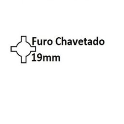 RODA MISTA 120 X 100 MM SCOTCH + LIXA GRÃO 180 - LINHA BASIC CIR Inox 1380rm180 - 2