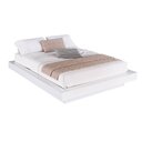 Ver imagem 3 de Cama Casal Queen Suspensa Branca Mdp 162x202x25,5cm Zurique Art In Móveis