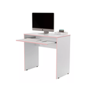 Ver imagem 2 de Escrivaninha Mesa Home Office 6067 Branco/Rosa