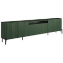Ver imagem 2 de Rack New Bend 260 cm Porta Frisada Incolar Musgo com Pé Preto