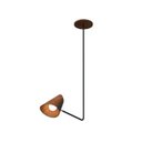 Ver imagem 1 de Pendente Fox Lustres Argular 100x60x16cm Madeira e Aço Carbono 1xe27 Cor:mondo