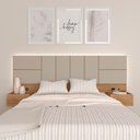 Ver imagem 2 de Cabeceira Suspensa Cama Casal com Led Malibu - M. Arapongas