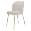Ver imagem 6 de Kit 4 Cadeiras Sala de Jantar Estofada Gavi Arena L02 Linho Cru - Lyam Decor