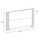 Ver imagem 6 de Rack Bancada com Painel Suspenso Roma 217cm Cedro/branco para Tv até 60” - Casa D