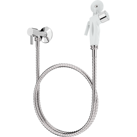 Kit Ducha C/registro Confort Branca C/flex Inox 1 2m 220930 - Blukit