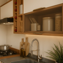 Ver imagem 2 de Armário Cozinha Completo Lumiar Mdf P/ Área ou Varanda Gourmet Modulada Monte como Quiser Vidro Refl