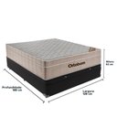 Ver imagem 3 de Cama + Box Bau Airtech Colchão Ortobom Viuva Springpocket Preto
