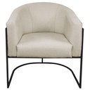 Ver imagem 6 de Kit 02 Poltronas Ferro Preto Corano Nozes E Linho Bege