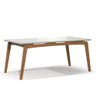 Conjunto Mesa De Jantar Detroit 1.8 Off White/Nature Com 6 Cadeiras Detroit Nature/Areia – Tebarrot  - 5