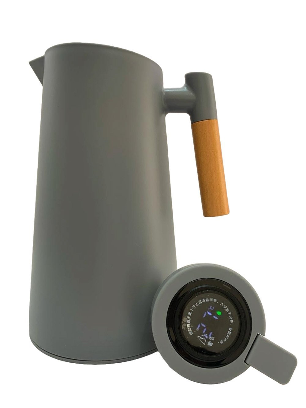 Garrafa Térmica com Marcador de Temperatura - 1000 Ml - 3