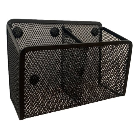 Porta Marcador PRETO Quadro Branco Imantado Duplo - BRW - OR5181
