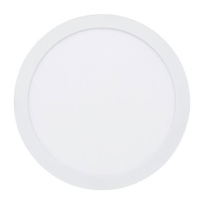 Painel Led Redondo Embutir 12w Luz Amar 17x17cm Bronzearte