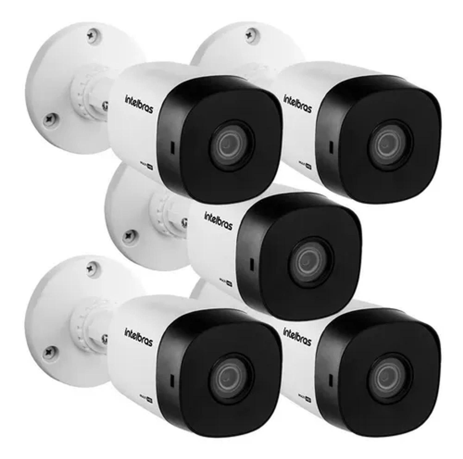 Kit 5 Câmeras Externas Intelbras 1120 B 720p