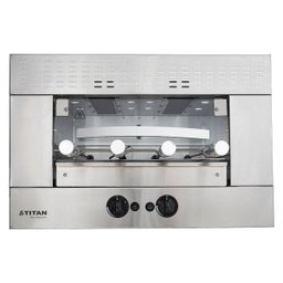 Churrasqueira a Gás de Embutir 4 Espetos Rotativos com Painel Ventilado Age Titan Tipo de Gás e Volt - 2