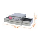 Ver imagem 2 de Forno Industrial Esteira Pizzas 40cm Alta Produção Inox Profissional Trifásico Prfe-400 380t Prog