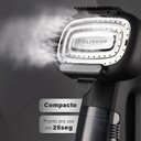 Ver imagem 4 de Vaporizador de Roupas Polishop Ultra Hand Steamer 1600W 0,3L Painel Digital Preto 220V
