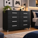 Ver imagem 2 de Cômoda 8 Gavetas Bela 110cm Corrediça Metálica Onix