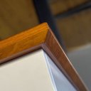 Ver imagem 5 de Cristaleira 4 Portas com Tampo e Base de Madeira Maciça Joy Branco/Off White/Cinamomo