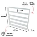 Ver imagem 3 de Expositor de Esmalte Organizador 200 Esmaltes Nicho Esmalteiro:branco