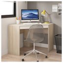 Ver imagem 2 de Mesa de Canto em L para Escritório Recta Bege Branco Caemmun