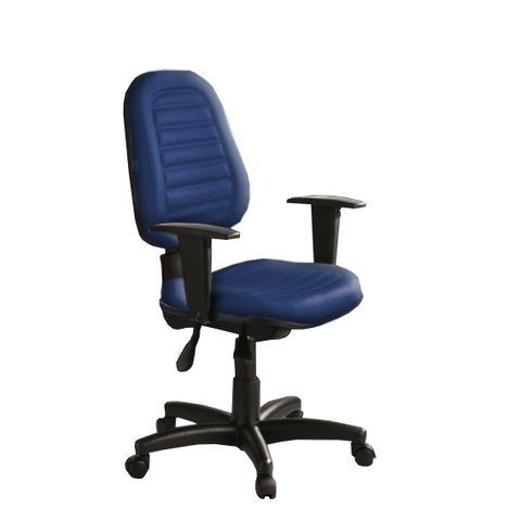 Kit com 4 Cadeiras de Escritório Internauta Premium martiflex AZUL