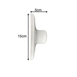 Plafonier Plafon Branco Bocal Rosca E27 Bi Volt:20 Unid - 4