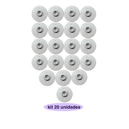 Plafonier Plafon Branco Bocal Rosca E27 Bi Volt:20 Unid - 1