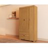 Quarto de Solteiro Bela Nature Cama + Cômoda 4 Gavetas + Guarda Roupa 3 Portas Resistente de Mdf - 7