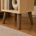 Ver imagem 5 de Mesa de Cabeceira Aberta com Pés Retrô em MDF Oásis 18 mm - Pea Móveis