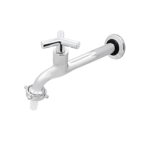 Torneira para Cozinha/tanque de Parede em Metal 1/2" 3/4" C55 18cm 1158