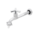 Ver imagem 1 de Torneira para Cozinha/tanque de Parede em Metal 1/2" 3/4" C55 18cm 1158