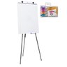 Flip Chart Quadro Branco 60x90cm Tripé Retrátil com 4 Marcadores - 1
