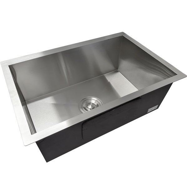 Cuba Inox 304 Quadrada Gourmet Plana Cozinha 70x40 com Válvula SMARTINOX SQ700 - 3